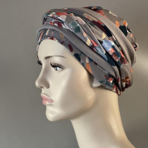 Turban chimio Set Molly multicolore Gisela Mayer