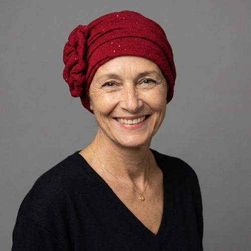 Bonnet Turban Chimio Elena - Laine & Bambou - Volume & Fleur