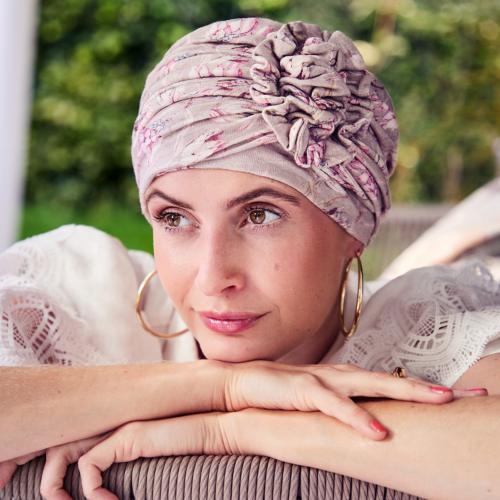 Turban chimio Lotus lin Christine Headwear