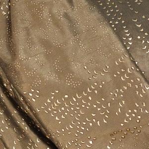 Turban Chimio Fêtes - Modèle Ella "Kaki Poussière d'Or" - Doublure Bambou