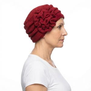 Bonnet Turban Chimio Elena - Laine & Bambou - Volume & Fleur