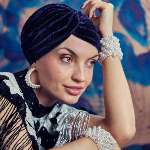 Turban chimiothérapie Boho Pearl Christine Headwear