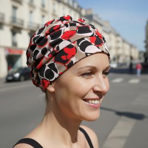 Turban chimio bambou Mirabelle multicolore Autrement Belle