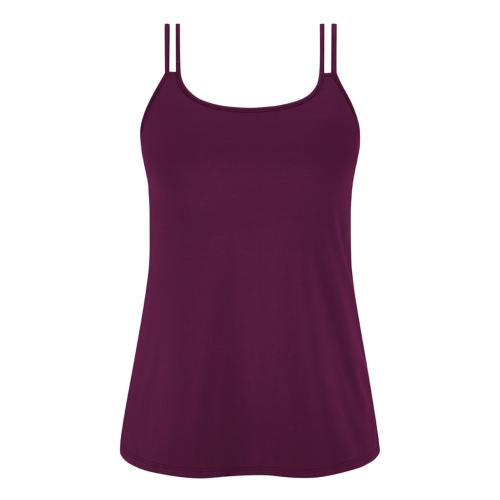 Valletta Top avec brassière intégrée dark berry Amoena