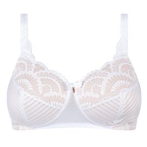 Soutien gorge sans armatures paddé Karolina blanc Amoena