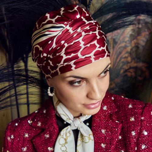 Turban chimiothérapie Boho Sapphire Christine Headwear