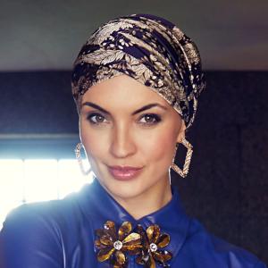 Turban chimiothrapie Boho Sapphire Christine Headwear