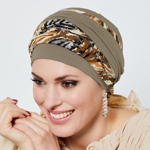 Turban chimio Set Molly multicolore Gisela Mayer