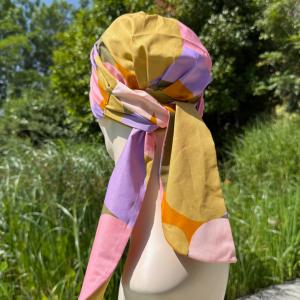 Casquette chimio Nola Sun imprimée Gisela Mayer