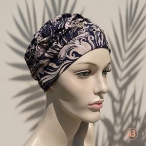 Turban chimio bambou Mirabelle multicolore Autrement Belle