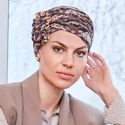 Turban chimio Lotus bambou multicolore Christine Headwear