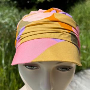 Casquette chimio Nola Sun imprimée Gisela Mayer