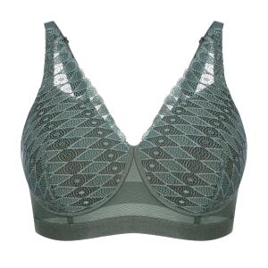 Soutien-gorge pour prothèses sans armatures Lambada vert Megami