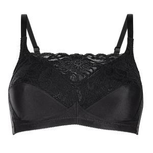 Soutien-gorge sans armatures Isabel noir Amoena