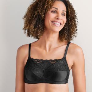 Soutien-gorge sans armatures Isabel noir Amoena