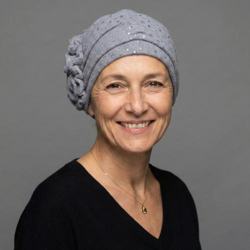 Bonnet Turban Chimio Elena - Laine & Bambou - Volume & Fleur