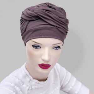 Turban chimio en bambou Adèle uni MM Paris