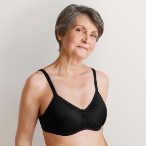 Soutien-gorge paddé sans armatures Lara noir Amoena